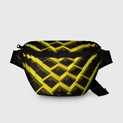 Поясная сумка Желтые ступеньки, цвет: 3D-принт
