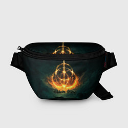 Поясная сумка Elden ring art пламя, цвет: 3D-принт
