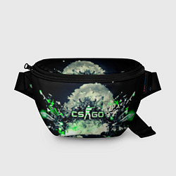 Поясная сумка CS GO green, цвет: 3D-принт