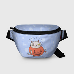 Поясная сумка Гадостный котик, цвет: 3D-принт