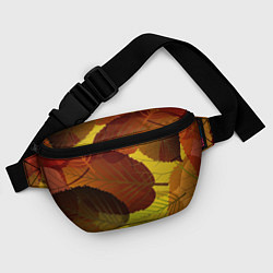 Поясная сумка Осенние крупные листья, цвет: 3D-принт — фото 2