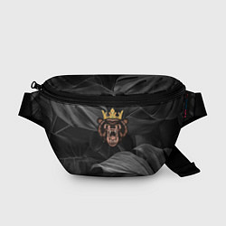 Поясная сумка Русский Царь зверей Медведь, цвет: 3D-принт