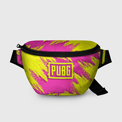 Поясная сумка PUBG yellow, цвет: 3D-принт