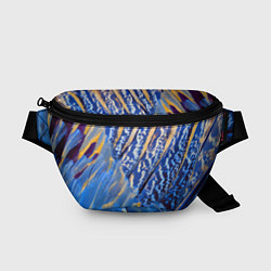 Поясная сумка Перьевой паттерн - авангард, цвет: 3D-принт
