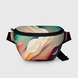 Поясная сумка Акварельная нарисованная абстракция, цвет: 3D-принт