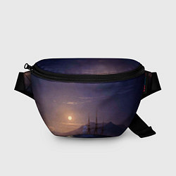 Поясная сумка Парусник у берегов Крыма в лунную ночь Айвазовский, цвет: 3D-принт