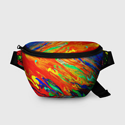 Поясная сумка Неоновый градиент красок, цвет: 3D-принт