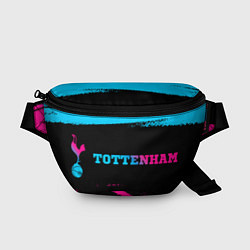 Поясная сумка Tottenham - neon gradient: надпись и символ, цвет: 3D-принт