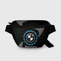 Поясная сумка BMW в стиле Top Gear со следами шин на фоне, цвет: 3D-принт