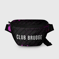 Поясная сумка Club Brugge pro football: надпись и символ, цвет: 3D-принт