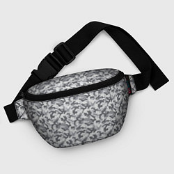 Поясная сумка Камуфляж М-21 серый, цвет: 3D-принт — фото 2