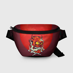 Поясная сумка Красный дьявол, цвет: 3D-принт