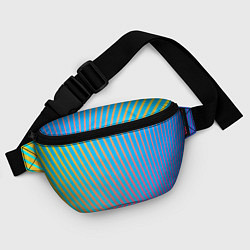 Поясная сумка Абстрактные линии, цвет: 3D-принт — фото 2