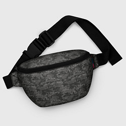 Поясная сумка Камуфляж AOR-2 серый пиксель, цвет: 3D-принт — фото 2