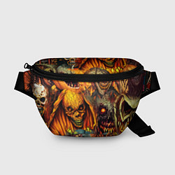 Поясная сумка Монстры ужасные хэллоуинские, цвет: 3D-принт