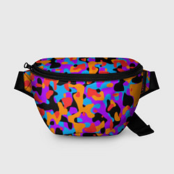 Поясная сумка Абстракция - благородные цвета, цвет: 3D-принт