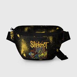 Поясная сумка Slipknot Yellow Monster, цвет: 3D-принт