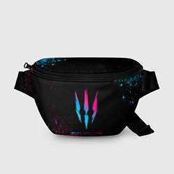 Поясная сумка The Witcher - neon gradient, цвет: 3D-принт