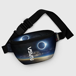 Поясная сумка Солнечное затмение в открытом космосе, цвет: 3D-принт — фото 2