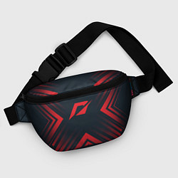 Поясная сумка Красный символ Need for Speed на темном фоне со ст, цвет: 3D-принт — фото 2