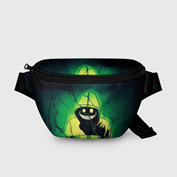 Поясная сумка Halloween - призрак в плаще, цвет: 3D-принт