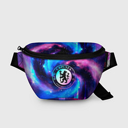 Поясная сумка Chelsea неоновый космос, цвет: 3D-принт