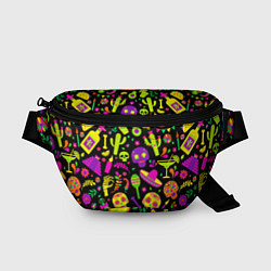 Поясная сумка Mexican motifs, цвет: 3D-принт