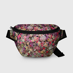 Поясная сумка Бутоны роз, цвет: 3D-принт