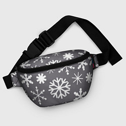 Поясная сумка Snow in grey, цвет: 3D-принт — фото 2