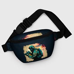 Поясная сумка Counter Strike street art, цвет: 3D-принт — фото 2