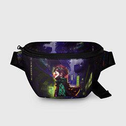 Поясная сумка Клинок, рассекающий демонов - Киберпанк, цвет: 3D-принт