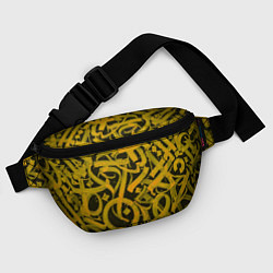 Поясная сумка Gold Calligraphic, цвет: 3D-принт — фото 2