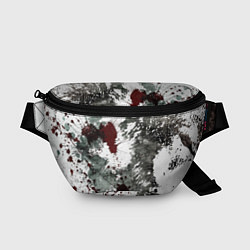 Поясная сумка Кровь и чернила, цвет: 3D-принт