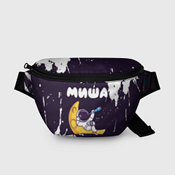 Поясная сумка Миша космонавт отдыхает на Луне, цвет: 3D-принт