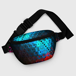 Поясная сумка Битва размытых пикселей, цвет: 3D-принт — фото 2