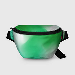 Поясная сумка Градиент зеленый, цвет: 3D-принт