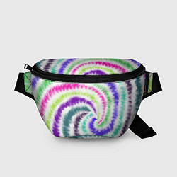 Поясная сумка Тай-дай разноцветный, цвет: 3D-принт