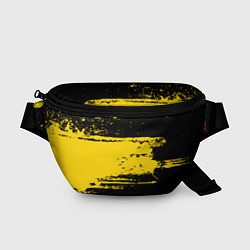 Поясная сумка Желтое граффити, цвет: 3D-принт