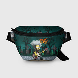 Поясная сумка Рок в стиле Симпсонов, цвет: 3D-принт