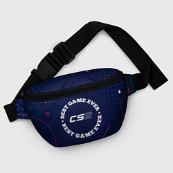 Поясная сумка Символ Counter Strike 2 и надпись best game ever, цвет: 3D-принт — фото 2