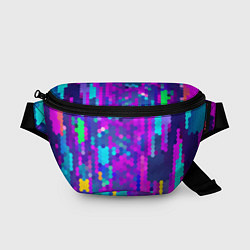 Поясная сумка Шестиугольники неонового цвета, цвет: 3D-принт