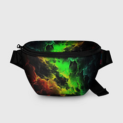 Поясная сумка Зеленое небо, цвет: 3D-принт