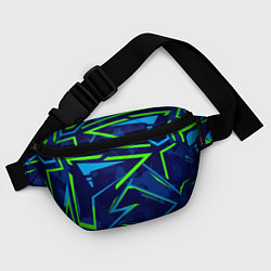 Поясная сумка Текстурный грандж, цвет: 3D-принт — фото 2