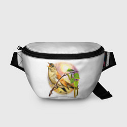 Поясная сумка Соловей, цвет: 3D-принт