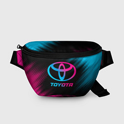 Поясная сумка Toyota - neon gradient, цвет: 3D-принт