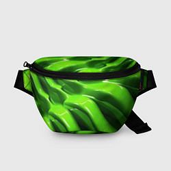 Поясная сумка Текстура зеленая слизь, цвет: 3D-принт