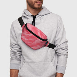 Поясная сумка Pink military, цвет: 3D-принт — фото 2
