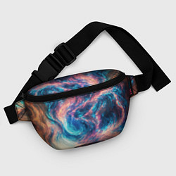 Поясная сумка Космические узоры необычные, цвет: 3D-принт — фото 2