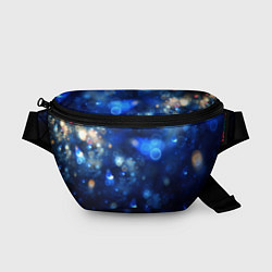 Поясная сумка Неоновые водные блики, цвет: 3D-принт