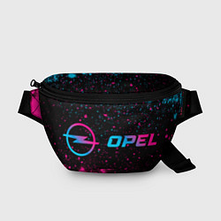 Поясная сумка Opel - neon gradient: надпись и символ, цвет: 3D-принт
